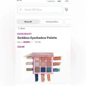 ELOISE BEAUTY
Goddess Eyeshadow Palette